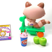 Littlest Pet Shop Raccoon #1409 with cute accessories My Cute Cheap Store