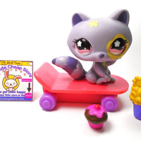 Littlest Pet Shop Raccoon #597 with cute accessories My Cute Cheap Store