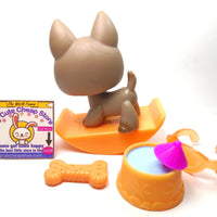 Littlest Pet Shop German Shepard #491 with accessories My Cute Cheap Store