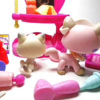 Littlest Pet Shop walking cat #1326 caring clinic set with kitten #100 My Cute Cheap Store
