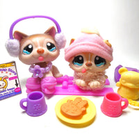 Littlest Pet Shop Mommy and Baby Husky #1012 #1013 with cute accessories My Cute Cheap Store
