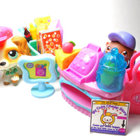 Littlest Pet Shop Cocker Spaniel #344 with a cute gerbil and unique accessories My Cute Cheap Store