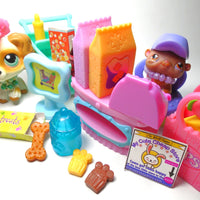 Littlest Pet Shop Cocker Spaniel #344 with a cute gerbil and unique accessories My Cute Cheap Store