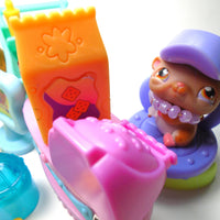 Littlest Pet Shop Cocker Spaniel #344 with a cute gerbil and unique accessories My Cute Cheap Store