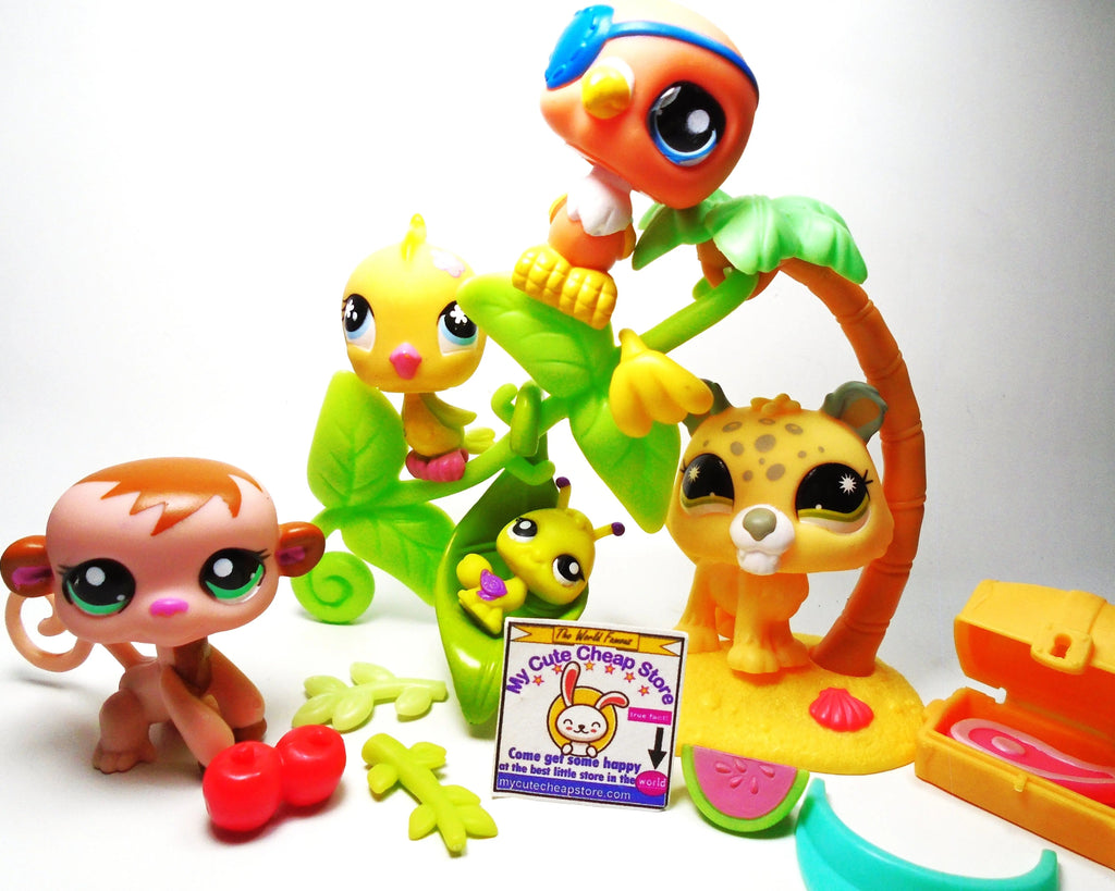 Littlest Pet Shop Jungle Set Lot My Cute Cheap Store