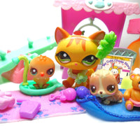 Littlest Pet Shop walking cat #1137 and Cutest Babies with accessories My Cute Cheap Store