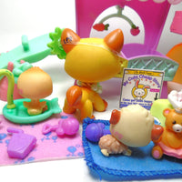 Littlest Pet Shop walking cat #1137 and Cutest Babies with accessories My Cute Cheap Store