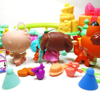 Littlest Pet Shop Dachshund #675 "Savvy" Owl #674 and G7 Fox with cute accessories My Cute Cheap Store