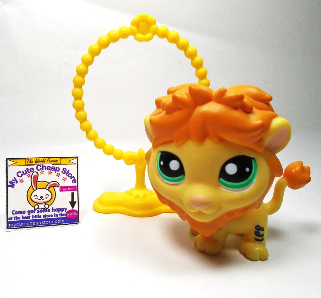 Littlest Pet Shop Lion #1004 with accessory My Cute Cheap Store