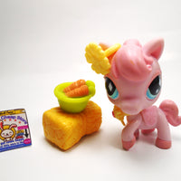 Littlest Pet Shop Pink Horse #592 with accessories - My Cute Cheap Store