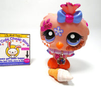Littlest Pet Shop glitter Owl #2345 with accessory My Cute Cheap Store