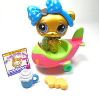 Littlest Pet Shop Gold Bear #230 G7 / Series 4 with accessories My Cute Cheap Store