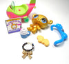 Littlest Pet Shop Gold Bear #230 G7 / Series 4 with accessories My Cute Cheap Store