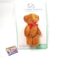 Cute miniature Brown fuzzy Teddy Bear