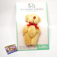 Cute miniature Cream fuzzy Teddy Bear - My Cute Cheap Store