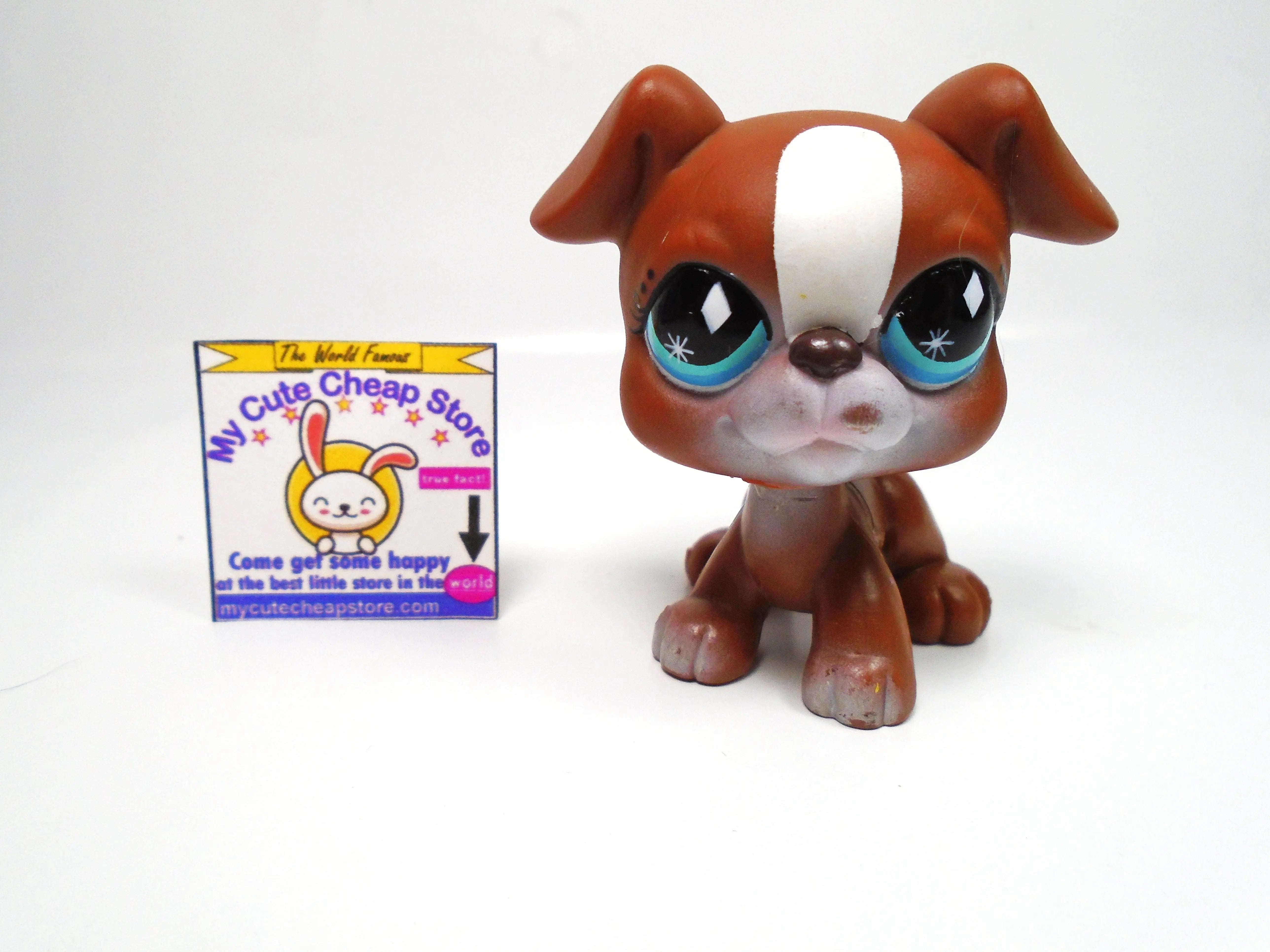 Littlest Pet Shop Boxer dog #83 - Main Image