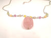 Pre-Owned Cute Rose Quartz Necklace