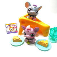 Littlest Pet Shop set of 2 mice with accessories My Cute Cheap Store