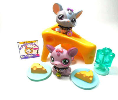 Littlest Pet Shop set of 2 mice with accessories My Cute Cheap Store