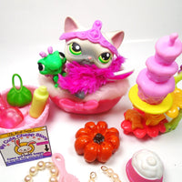 Littlest Pet Shop short hair cat #125 and fairy #2797 with cute accessories My Cute Cheap Store