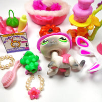 Littlest Pet Shop short hair cat #125 and fairy #2797 with cute accessories My Cute Cheap Store