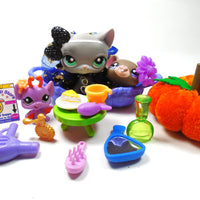 Littlest Pet Shop short hair cat #126, mouse #1808 and fairy with cute accessories My Cute Cheap Store