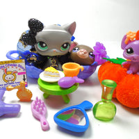 Littlest Pet Shop short hair cat #126, mouse #1808 and fairy with cute accessories My Cute Cheap Store