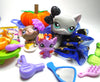 Littlest Pet Shop short hair cat #126, mouse #1808 and fairy with cute accessories My Cute Cheap Store