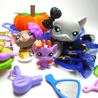 Littlest Pet Shop short hair cat #126, mouse #1808 and fairy with cute accessories My Cute Cheap Store