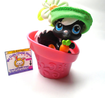 Littlest Pet Shop Skunk #85 with accessories My Cute Cheap Store