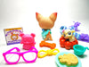 Littlest Pet Shop Chihuahua dog #1 with cute accessories My Cute Cheap Store