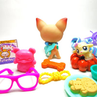 Littlest Pet Shop Chihuahua dog #1 with cute accessories My Cute Cheap Store