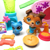 Littlest Pet Shop Collie #58 "Sage" with cute accessories My Cute Cheap Store