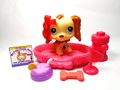 Littlest Pet Shop Cocker Spaniel #298 with accessories My Cute Cheap Store