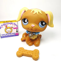 Littlest Pet Shop Golden Retriever dog #951 with accessories My Cute Cheap Store