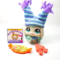 Littlest Pet Shop snowflake Bunny #685 with accessories My Cute Cheap Store