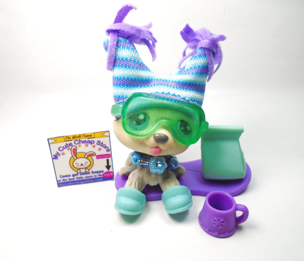 Littlest Pet Shop Husky dog #70 with accessories My Cute Cheap Store