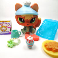 Littlest Pet Shop Fox #1028 with accessories My Cute Cheap Store