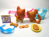 Littlest Pet Shop Husky #341 and Chinchilla #340 with accessories My Cute Cheap Store