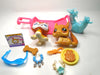 Littlest Pet Shop Husky #341 and Chinchilla #340 with accessories My Cute Cheap Store