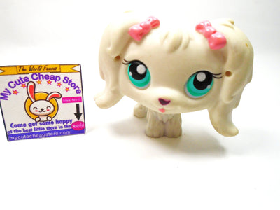 Littlest Pet Shop Maltese dog #65 My Cute Cheap Store