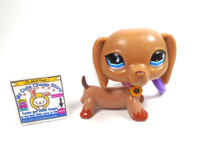 Littlest Pet Shop Dachshund #518 key chain From Light-Up Clip-On