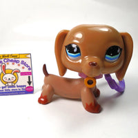 Littlest Pet Shop Dachshund #518 key chain From Light-Up Clip-On set My Cute Cheap Store