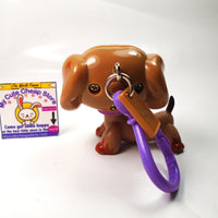 Littlest Pet Shop Dachshund #518 key chain From Light-Up Clip-On set My Cute Cheap Store