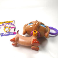 Littlest Pet Shop Dachshund #518 key chain From Light-Up Clip-On set My Cute Cheap Store