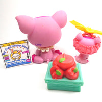 Littlest Pet Shop Mommy and baby Pig #3595 #3696 with accessories