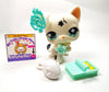 Littlest Pet Shop paw up flower cat #547 with accessories My Cute Cheap Store