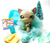 Littlest Pet Shop short hair cat #483 with cute accessories My Cute Cheap Store