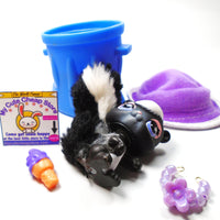 Littlest Pet Shop Fuzzy Tail Skunk #641 with cute accessories My Cute Cheap Store