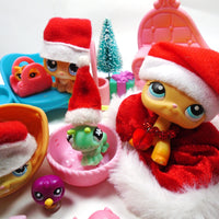 Littlest Pet Shop short hair cat #339 "Brooke" with caterpillar Mimi and cute accessories My Cute Cheap Store